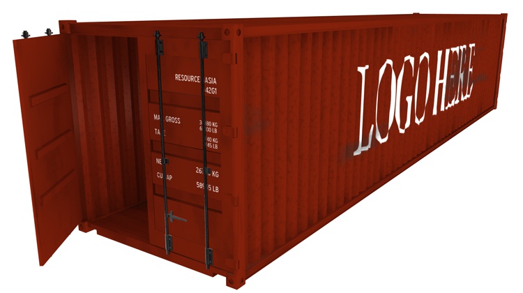 Container 3D model