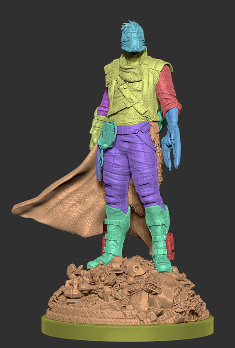 Star Lord Peter Quill Statues 3D Print Model